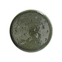 plato llano de gres verde oscuro