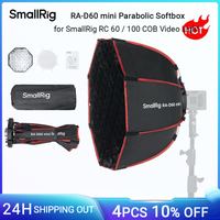 smallrig-mini softbox parabolico de ra-d60 con rejilla de panal para luz de video rc 60  100 cob para lampara flash de estudio fotografico-4682