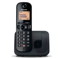 panasonic kx-tgc250spw telefono inalambrico negro