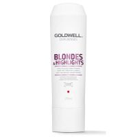 goldwell dualsenses blonde and highlights anti-yellow conditioner 200ml