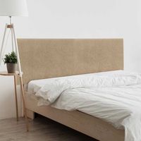 dhome cabecero tierra 200cm dual acabado toalla soft tapizado liso con patas 4cm grosor 125 alto tejido suave para pared acusticos cabeceros absorbentes 200cm 4cm - 125 al - tierra