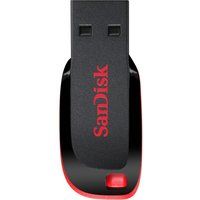 sandisk cruzer blade usb memory stick - 128 gb black black