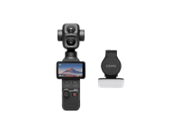 camara deportiva - dji osmo pocket 4p combo estandar 4k240fps autonomia 210 min cmos 1 active track 80 estabilizacion mecanica 3 ejes negro