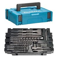 makpac set 17 piezas sds-plus brocas picos cinceles makita - b-52059