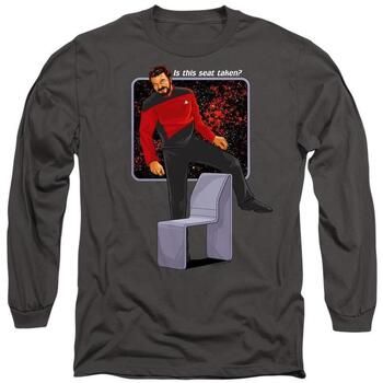 Star Trek Camiseta manga larga Is This Seat Taken para hombre
