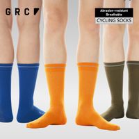 calcetines de compresion para ciclismo grc coolmax calcetines reflectantes de secado rapido para bicicleta transpirables resistentes al desgaste para deportes al aire libre y bicicleta de