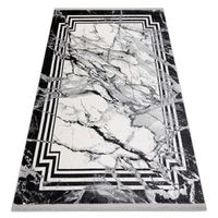 alfombra tuls estructural franjas  51210 moderna marmol antracita 160x220 cm
