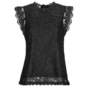 Pieces Blusa PCOLLINE SL LACE TOP para mujer