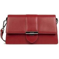 lancaster bandolera bolso trotteur con solapa y cierre paris ily carmin para mujer
