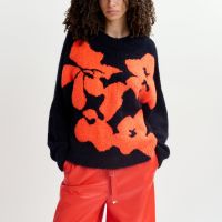 essentiel antwerp garcon intarsia knit jumper - s