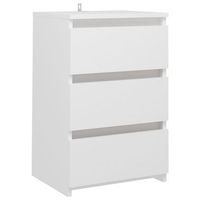 mesita de noche  mesa auxiliar  mesilla madera de ingenieria blanco 40x35x625 cm