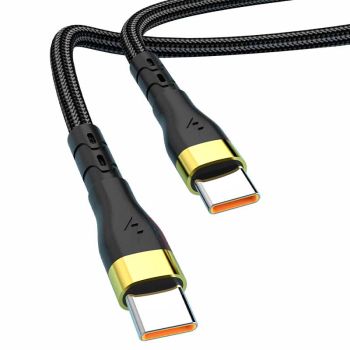 Cable PD120W Tipo C a Tipo C para carga rápida y transmisión de datos, cable de cobre de 1M/1.5M/2M de largo para iPhone