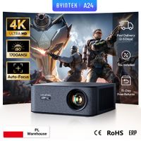 proyector vevshao a24 max 1080p 4k con licencia oficial de google android tv atv proyector de video para cine en casa con wifi para peliculas y juegos