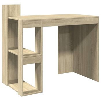 Mesa De Escritorio | Escritorio De Despacho | Escritorio Madera De Ingeniería Roble Sonoma 103,5x56,5x94 Cm