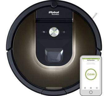 IROBOT Roomba 980 Robot Vacuum Cleaner - Black, Black