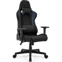sense7 spellcaster silla gaming de tela ergonomico ajustable soporte lumbar negraazul