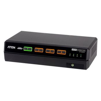 Conmutador KVM ATEN CS1144DPH4 4 Puertos 5K DisplayPort/HDMI Doble Monitor PSD PP v4.0