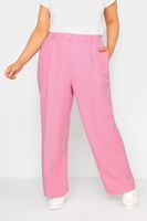 yours pantalon ancho rosa mujer curvy y tallas grandes yours