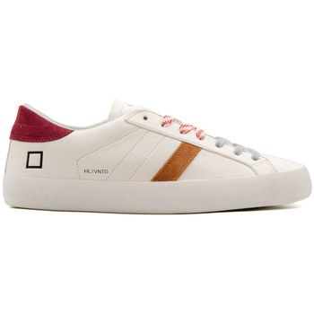 D.A.T.E. Deportivas Moda D.A.T.E. HL-VC-VR HILL LOW VINTAGE CALF IVORY RED para hombre