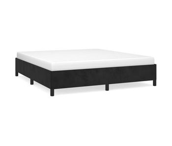 Estructura de cama de terciopelo gris claro 160x200 cm