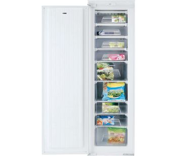 CFFO3550E/1K Integrated Tall Freezer - Sliding Hinge, Transparent