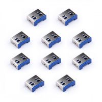 smart keeper pack 10 bloqueos para puertos usb azul