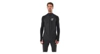 camiseta interior cortaviento compressport hurricane 1 2 zip negro