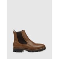 alpe botines botin militare 2609 cuero para mujer