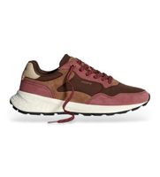 hoff para hombre 22535607 zapatillas de piel city mkii burdeos 45 plano cordones casual granate