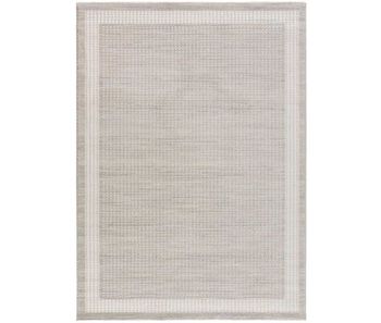 Alfombra de estilo vintage con relieve en crema hl-border, 80x150 cm - atticgo