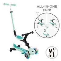 patinete 3 en 1 go-up active lights 360 verde