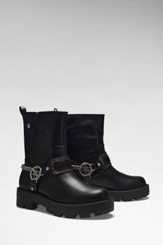Botas Yazzy De Cuero Sintético