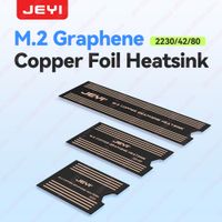 disipador de calor jeyi graphene 22804230 m2 ssd disipador de calor de grafeno de doble capa y radiador de enfriamiento con diseno de lamina de cobre para computadora portatil