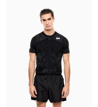 EA7 para hombre. 7M001356_AF21229 Chaleco Ventus+ M Negro (3XL), Casual, Poliéster, Sin mangas / Tirantes