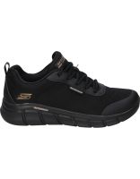 zapatilla waterproof skechers bobs sport b flex proof negra 117351-bbk 37