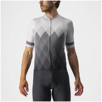 castelli a tutta jersey - xxl - silver graydark gray