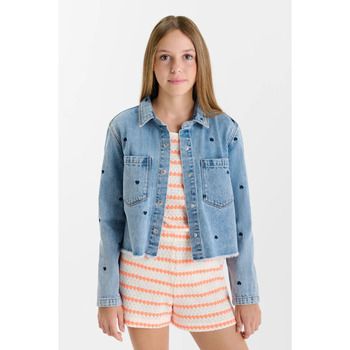 Le Temps des Cerises Cazadora vaquera Chaqueta IDAGI para niña