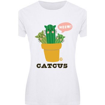 Pop Factory Camiseta Catcus para mujer