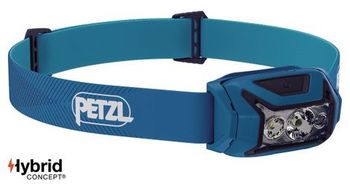 Petzl actik 450 lumen linterna frontal azul