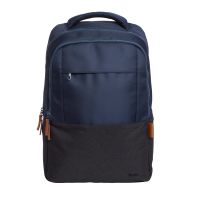 mochila trust lisboa portatil hasta 16r 23l rpet resistente impermeable azul