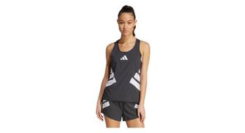 Camiseta de tirantes adidas adizero road to records  mujer  negro