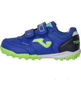 de joma zapatillas top flex jr 2504 azul royal turf tpjs2504tfv futb naranja