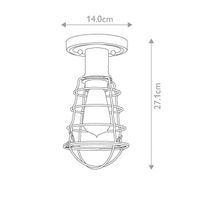 semiplafon de techo mixon