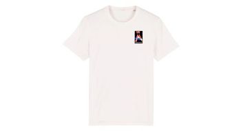 Cois camiseta unisex  la aventura comienza donde acaba la carretera asfaltada  blanco