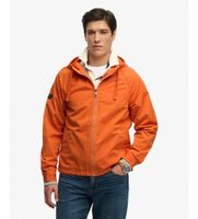 superdry para hombre m5012348a chaqueta washed twill naranja m casual algodon