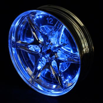 Neon Rim Wall Clock