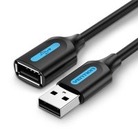 cable usb 20 extension vention cbibh macho a hembra 2m 480mbps negro