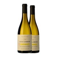 el borujo vino blanco los loros sobre lias valle 75 cl 125 vol pack de 2 unidades