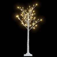 arbol de navidad led blanco calido sauce interior exterior 12m vidaxl