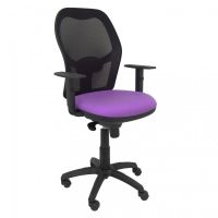 piqueras y crespo jorquera silla malla negra asiento bali lila